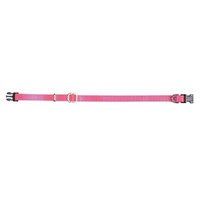 Prestige Pet 3/8 Inch Adjustable Nylon Puppy Collar Hot Pink 23-36cm