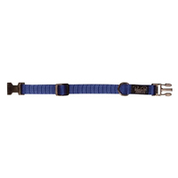 Prestige Pet 3/4 Inch Adjustable Nylon Dog Collar Blue 23-33cm