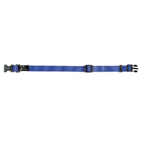 Prestige Pet 3/4 Inch Adjustable Nylon Dog Collar Blue 30-46cm