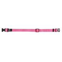 Prestige Pet 3/4 Inch Adjustable Nylon Dog Collar Hot Pink 30-46cm