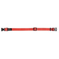 Prestige Pet 3/4 Inch Adjustable Nylon Dog Collar Red 30-46cm