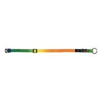 Prestige Pet 3/4" Adjustable Nylon Dog Collar Rainbow 15-25" 38-64cm