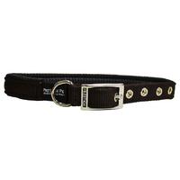 Prestige Pet Soft Padded Adjustable Dog Collar Brown 3/4 Inch x 41cm