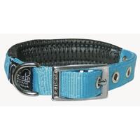 Prestige Pet Soft Padded Adjustable Dog Collar Turquoise 3/4 Inch x 41cm