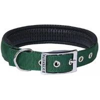 Prestige Pet Soft Padded Adjustable Dog Collar Hunter Green 1 Inch x 56cm