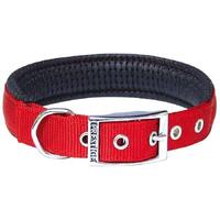 Prestige Pet Soft Padded Adjustable Dog Collar Red 1 Inch x 66cm