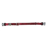 Prestige Pet 3/8 Inch Adjustable Cat Collar Burgundy 13-25cm