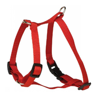 Prestige Pet Adjustable Small Dog Harness 1/2 Inch Red 23-36cm