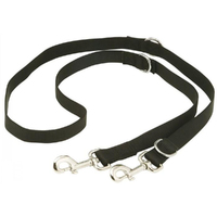 Prestige Pet Flat Nylon Bench Dog Leash Black 183cm