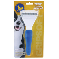 Gripsoft Dematting Rake Pet Grooming Tool for Dogs 20 x 7.5cm