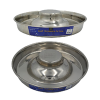 Zeez Stainless Steel Durable Puppy Saucer 28cm 1.35L