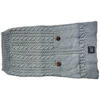 Zeez Cable Knitted Indoor Dog Sweater Grey XXL 60cm