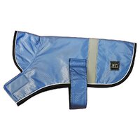 Zeez Dapper Waterproof Dog Coat Sky Blue Size 10 25cm