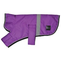 Zeez Dapper Waterproof Dog Coat Royal Purple 25cm Size 10