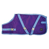 Zeez Supreme Dog Coat Grape Purple/ Blue Size 12 31cm