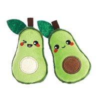 HugSmart Meow Buddies Crazy Catcher Avocado Cat Toy w/ Catnip 2 Pack