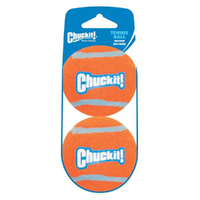 Chuckit Tennis Ball Shrink Sleeve Dog Toy Medium 6cm 2 Pack