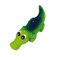 Prestige Pet Squeaky Latex Crocodile Dog Squeaker Toy 21cm