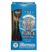 Harrows Darts Black Arrow with Slim Pack Carry Case 23gm (AAC005291)