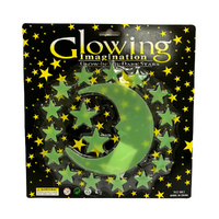  Glowing Imagination Glow-in-the-Dark Moon & Stars (AAC025399)