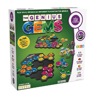 The Genius Gems Family Puzzle Game 1-2 Players Ages 8+ (AAC037138)