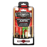 Real Avid Gun Boss Pro AR15 Modern Clearning Kit .223 Cal/5.56mm (AV-GBPRO-AR15)