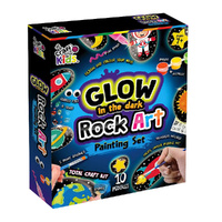 Craft for Kids Glow in the Dark Rock Art Painting Set for Ages 7+ (BMS01702)