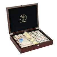 Dal Rossi Italy Mahjong Set Mahogany Finish Classic Game 30cm (CLA1063DR)