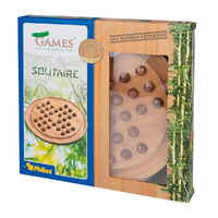 Philos Solitaire Wood Bamboo Classic Game for Ages 6+ (CLA3159)