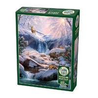 Cobble Hill Mystic Falls in Winter Jigsaw Puzzle 1000 Pieces (COB40003)