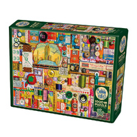 Cobble Hill Sewing Notions Jigsaw Puzzle incl Poster 1000pcs (COB40042)