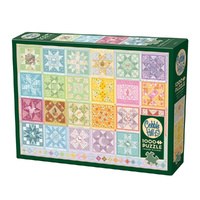 Cobble Hill Star Quilt Seasons Jigsaw Puzzle incl Poster 1000pcs (COB40053)