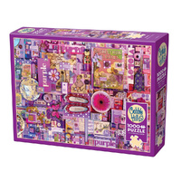 Cobble Hill Rainbow Project Jigsaw Puzzle Purple 1000 Pieces (COB40061)