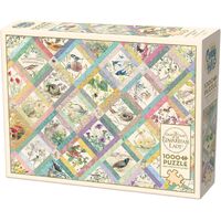 Cobble Hill Country Diary Quilt Jigsaw Puzzle incl Poster 1000pcs (COB40091)