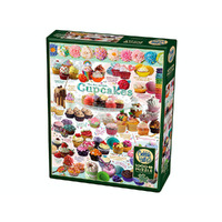 Cobble Hill Cupcake Time Jigsaw Puzzle incl Poster 1000 Pieces (COB40110)