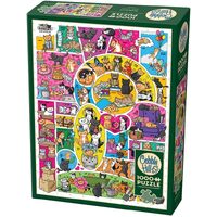 Cobble Hill Doodlecats Jigsaw Puzzle incl Poster 1000 Pieces (COB40126)