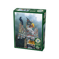 Cobble Hill Totem Pole in the Mist Jigsaw Puzzle incl Poster 1000pcs (COB40169)