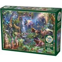 Cobble Hill Into the Jungle Jigsaw Puzzle incl Poster 1000 Pieces (COB40187)