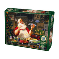 Cobble Hill Santa Painting Cars Jigsaw Puzzle incl Poster 1000pcs (COB40224)