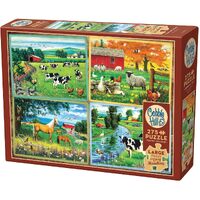 Cobble Hill Country Friends Jigsaw Puzzle incl Poster Large 275pcs (COB48002)