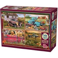 Cobble Hill Its A Dogs Life Jigsaw Puzzle incl Poster 2000 Pieces (COB49018)