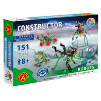 Alexander Constructor 4-in-1 Robots Toy for Ages 8+ 151pcs (CON016482)