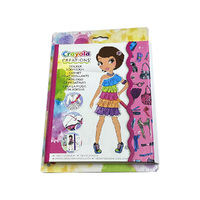 Crayola Creations Sticker LookBook Fashion Style for Ages 8+ (CRA04-0472)