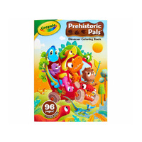 Crayola Prehistoric Pals Dinosaur Colouring Book +1 Sticker Sheet (CRA04-0718)