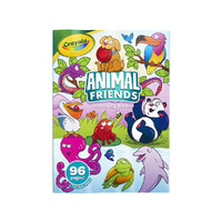 Crayola Animal Friends Colouring Book +1 Sticker Sheet (CRA04-2637)