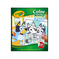 Crayola Bluey Color & Sticker 50+ Stickers 32 Pages (CRA04-2664)