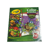 Crayola Teenage Mutant Ninja Turtles Colour & Sticker for Ages 3+ (CRA04-2850)