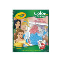 Crayola Disney Princess Color & Sticker 50+ Stickers 32 Pages (CRA04-5091)