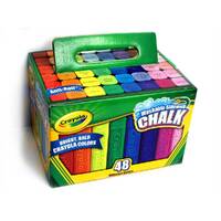 Crayola Washable Sidewalk Chalk for Ages 4+ 48 Pack (CRA51-2048)