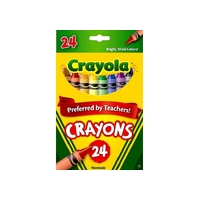 Crayola Tuck Box Crayons Non-Toxic for Kids 24 Pack (CRA52-24)